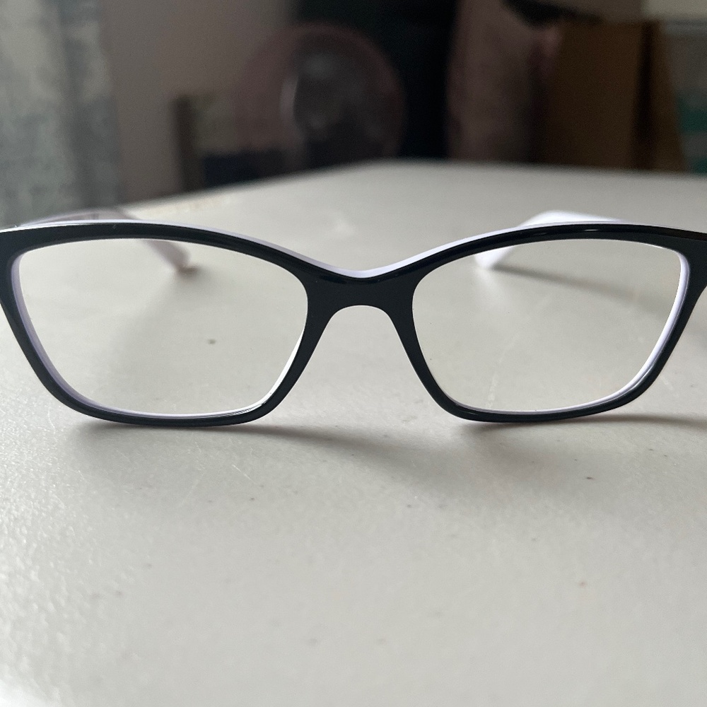 Ralph Lauren black and light purple prescription glasses